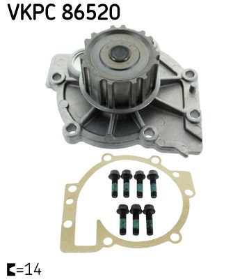 SKF Wasserpumpe, Motorkühlung (VKPC 86520) Thumbnail